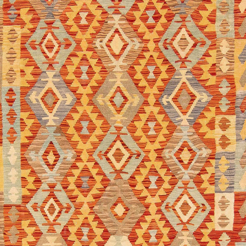 Kelim Carpet - Splash - 311 x 210 cm - flerfarvet