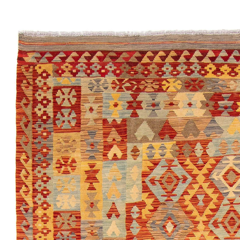 Kelim Carpet - Splash - 311 x 210 cm - flerfarvet
