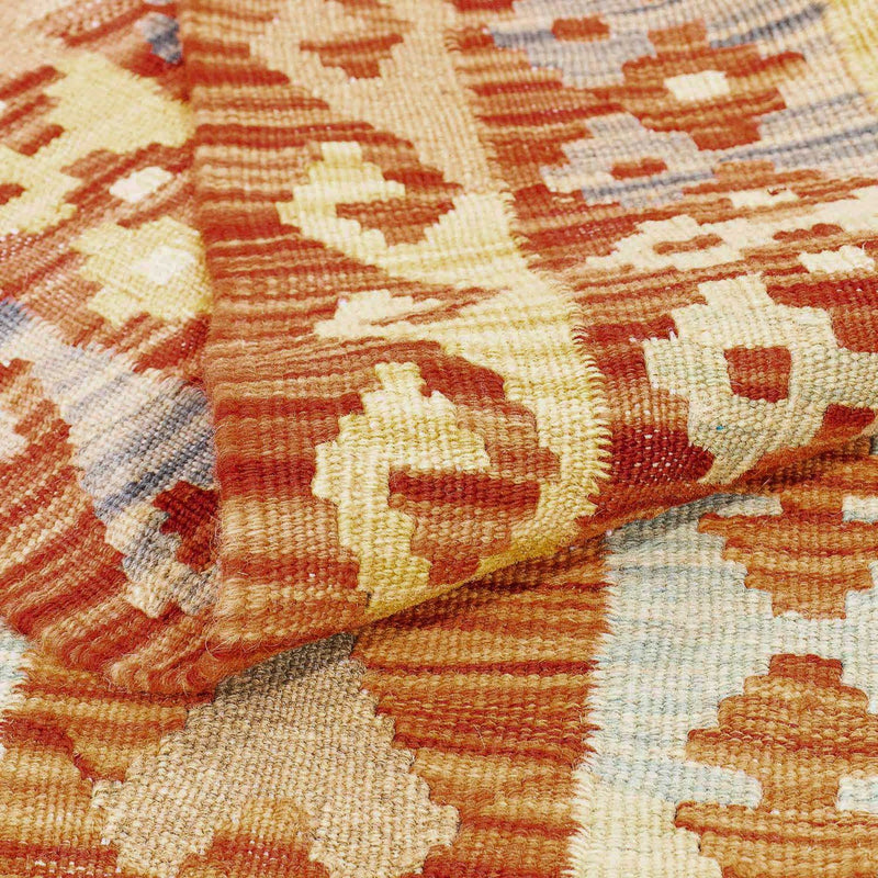 Kelim Carpet - Splash - 311 x 210 cm - flerfarvet