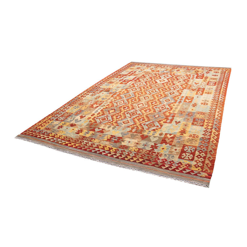 Kelim Carpet - Splash - 311 x 210 cm - flerfarvet