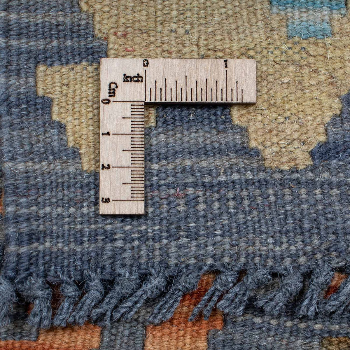 Løber Kelim Carpet - Splash - 293 x 83 cm - flerfarvet