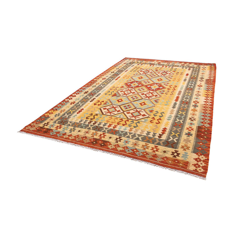 Kelim Carpet - Splash - 296 x 200 cm - flerfarvet