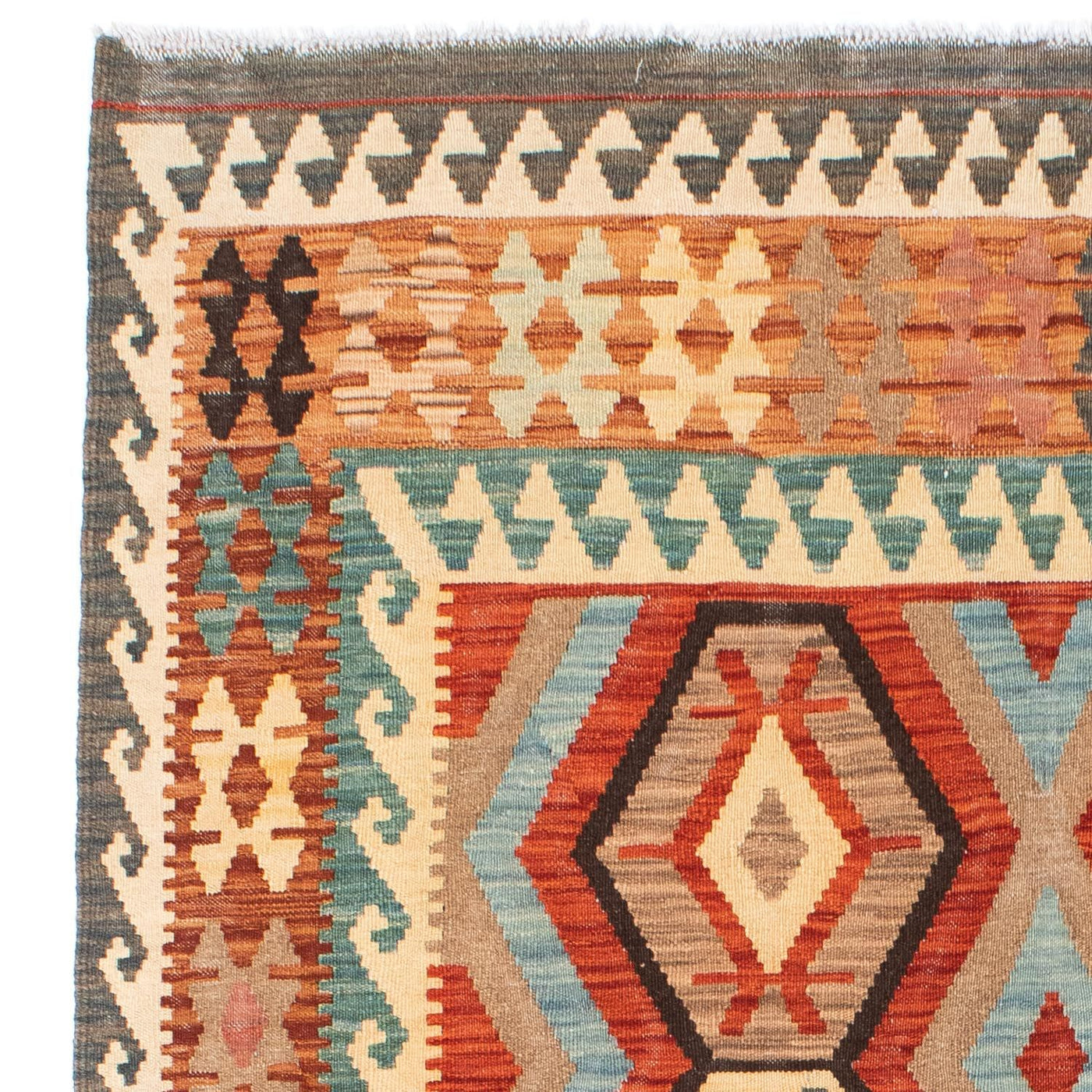 Kilim Fars Tæppe 198x152cm