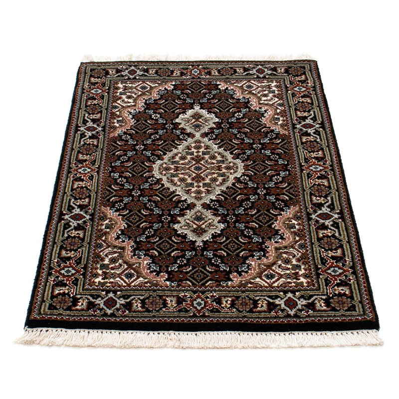 Persisk tæppe - Tabriz - 92 x 61 cm - mørkeblå