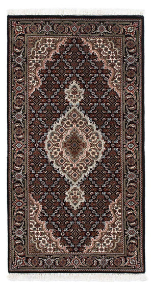 Persisk tæppe - Tabriz - 140 x 73 cm - mørkeblå