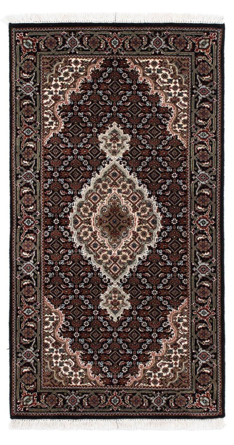 Persisk tæppe - Tabriz - 141 x 73 cm - mørkeblå