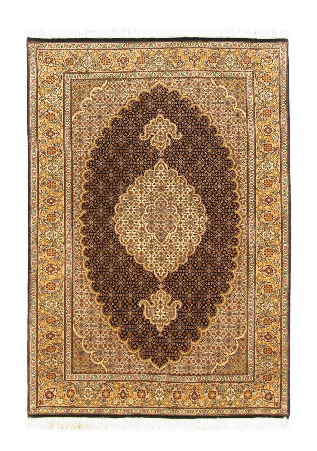 Persisk tæppe - Classic - 148 x 103 cm - sort