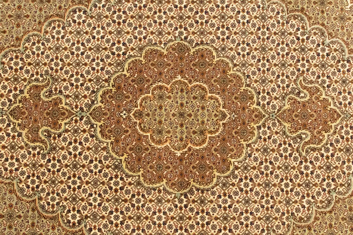 Persisk tæppe - Tabriz - 145 x 106 cm - beige