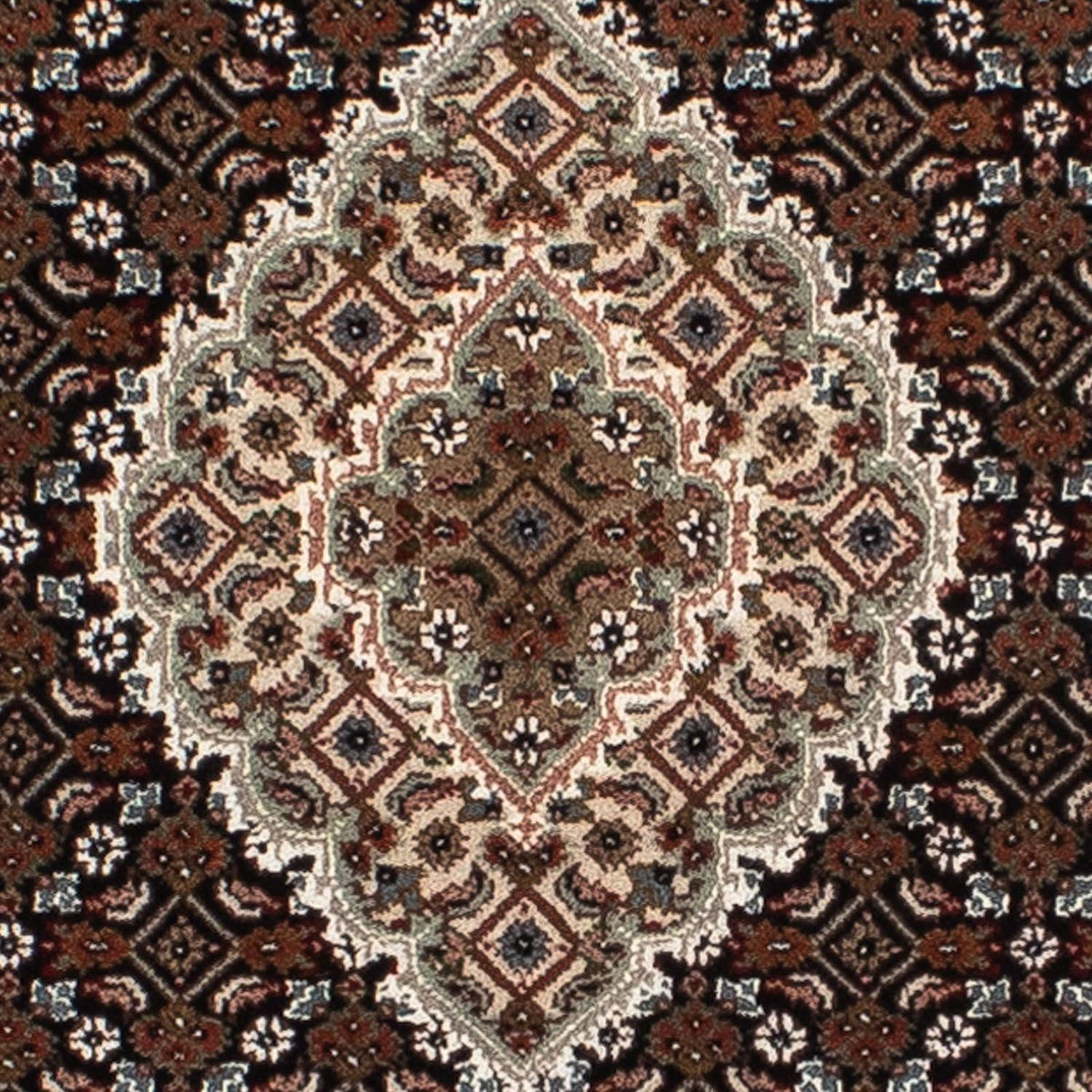 Løber Persisk tæppe - Tabriz - 199 x 81 cm - mørkeblå