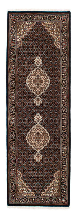 Løber Persisk tæppe - Tabriz - 251 x 82 cm - mørkeblå