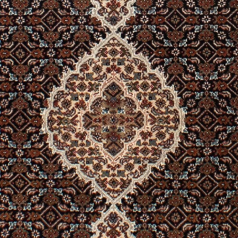 Løber Persisk tæppe - Tabriz - 251 x 82 cm - mørkeblå