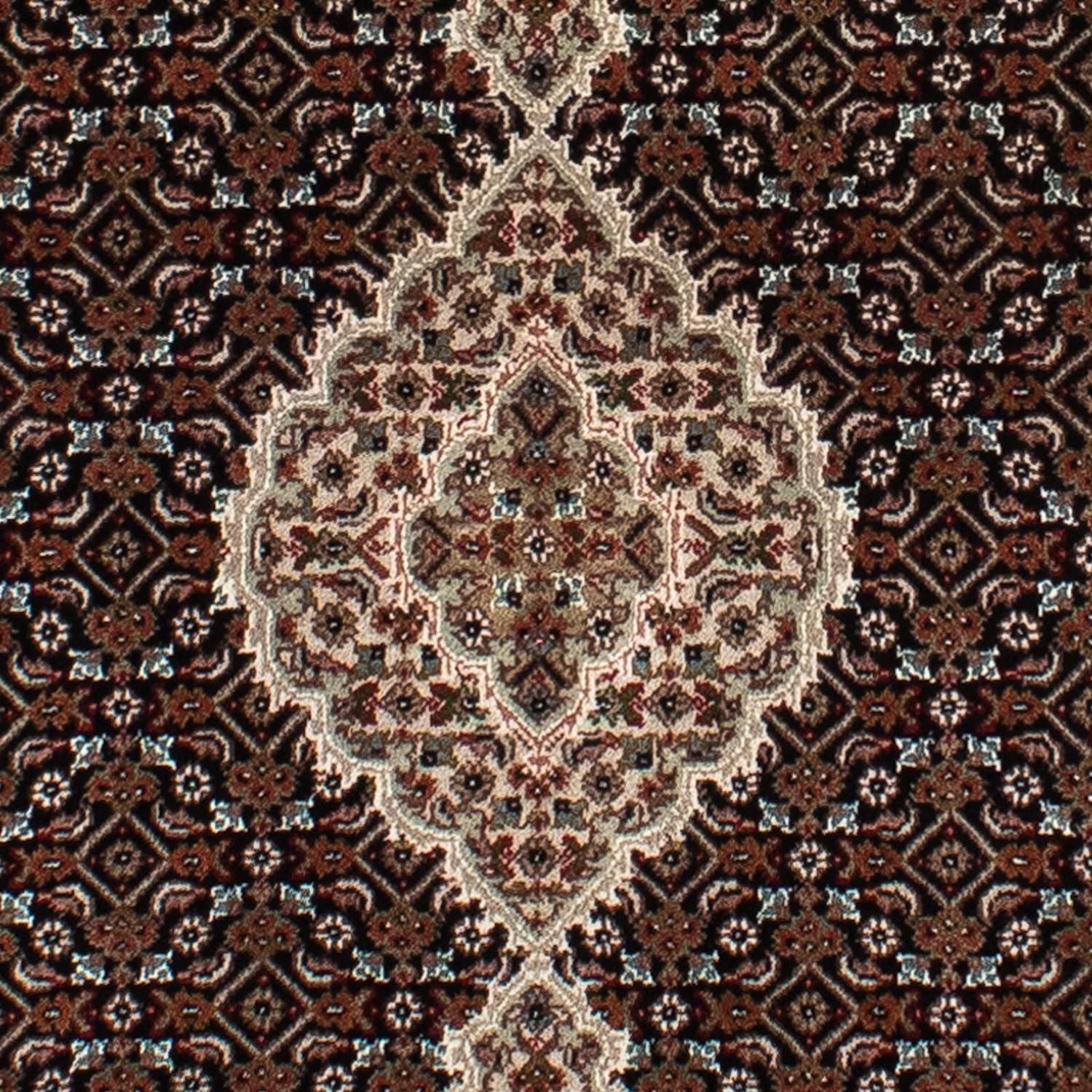 Løber Persisk tæppe - Tabriz - 254 x 80 cm - mørkeblå