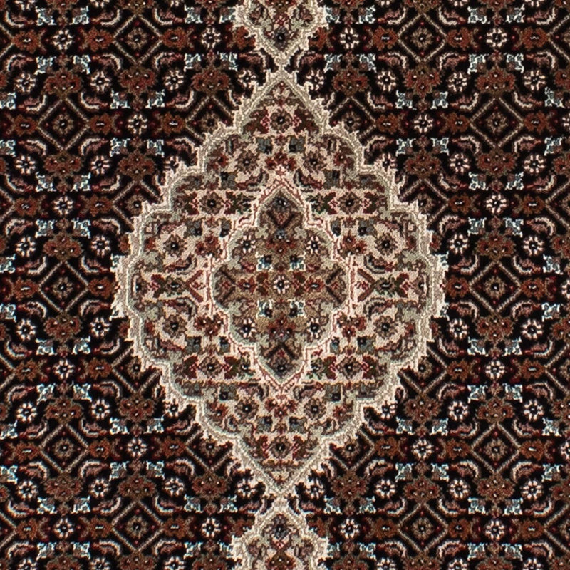 Løber Persisk tæppe - Tabriz - 254 x 80 cm - mørkeblå