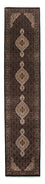 Løber Persisk tæppe - Tabriz - 393 x 83 cm - mørkeblå