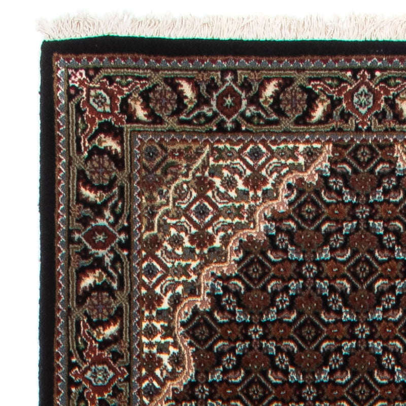 Løber Persisk tæppe - Tabriz - 393 x 83 cm - mørkeblå