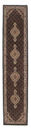 Løber Persisk tæppe - Tabriz - 401 x 82 cm - mørkeblå