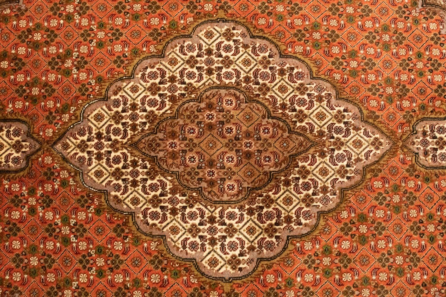 Persisk tæppe - Tabriz - 205 x 145 cm - rust