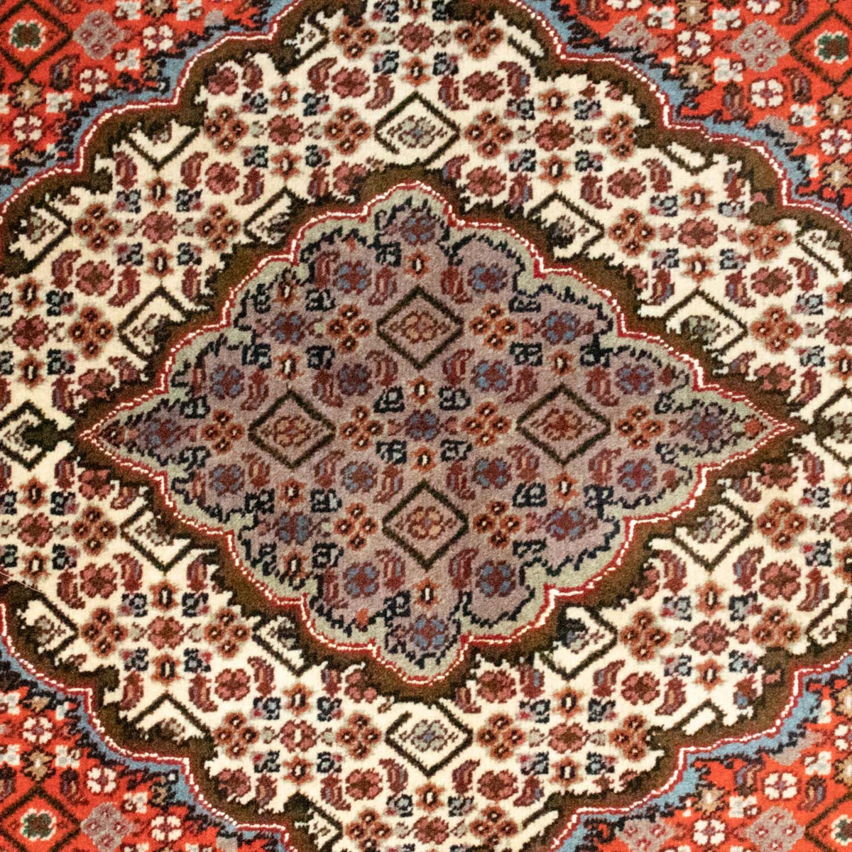 Persisk tæppe - Tabriz - 205 x 145 cm - rust