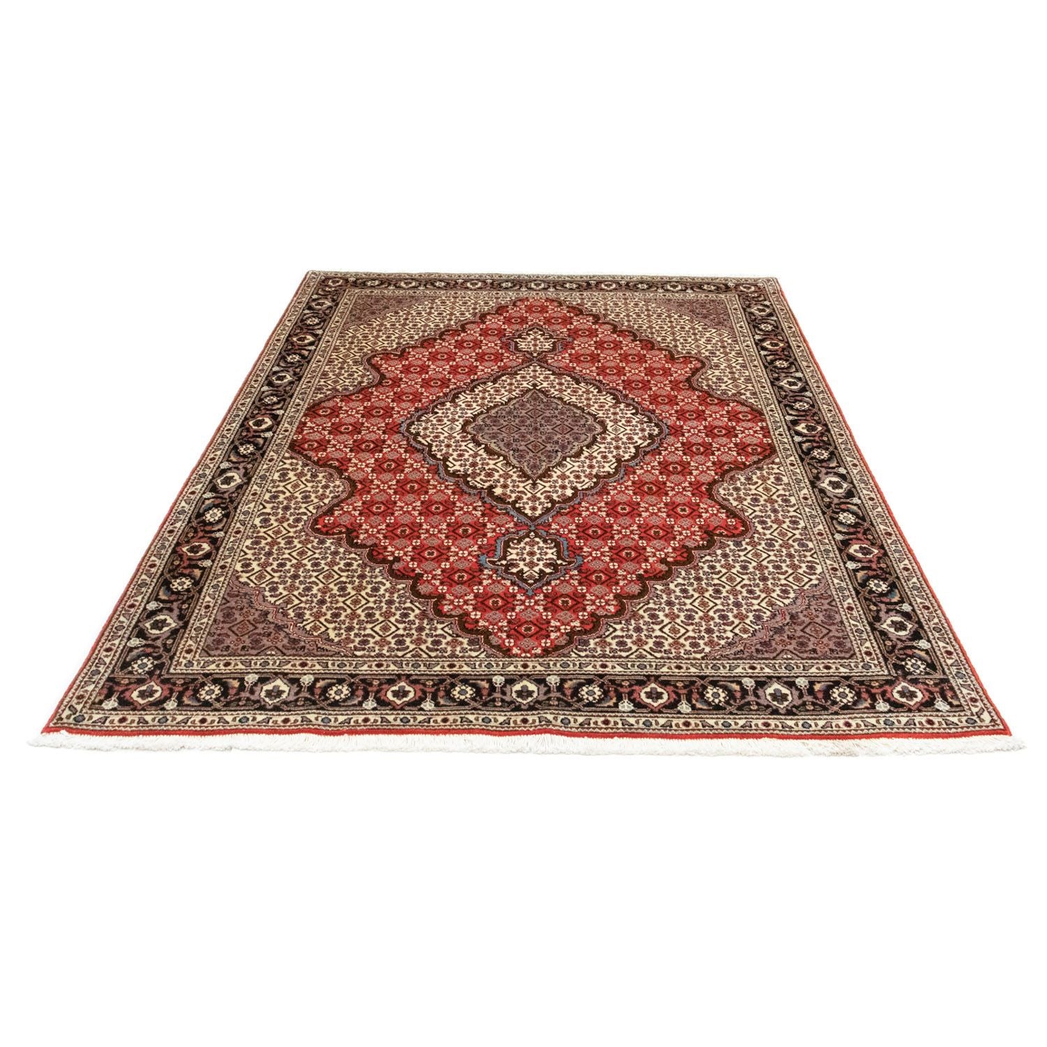 Persisk tæppe - Tabriz - 205 x 145 cm - rust