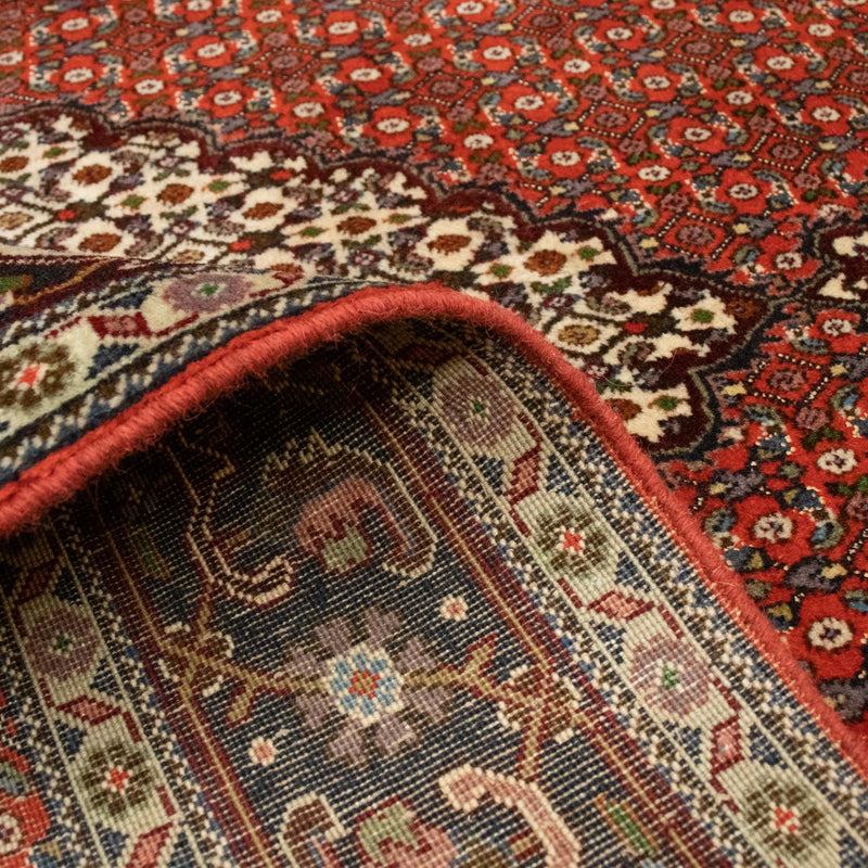 Persisk tæppe - Tabriz - 208 x 146 cm - lysrød