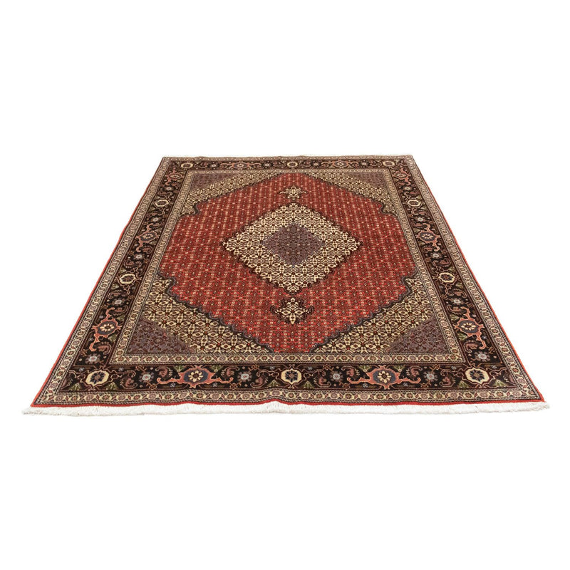 Persisk tæppe - Tabriz - 208 x 146 cm - lysrød