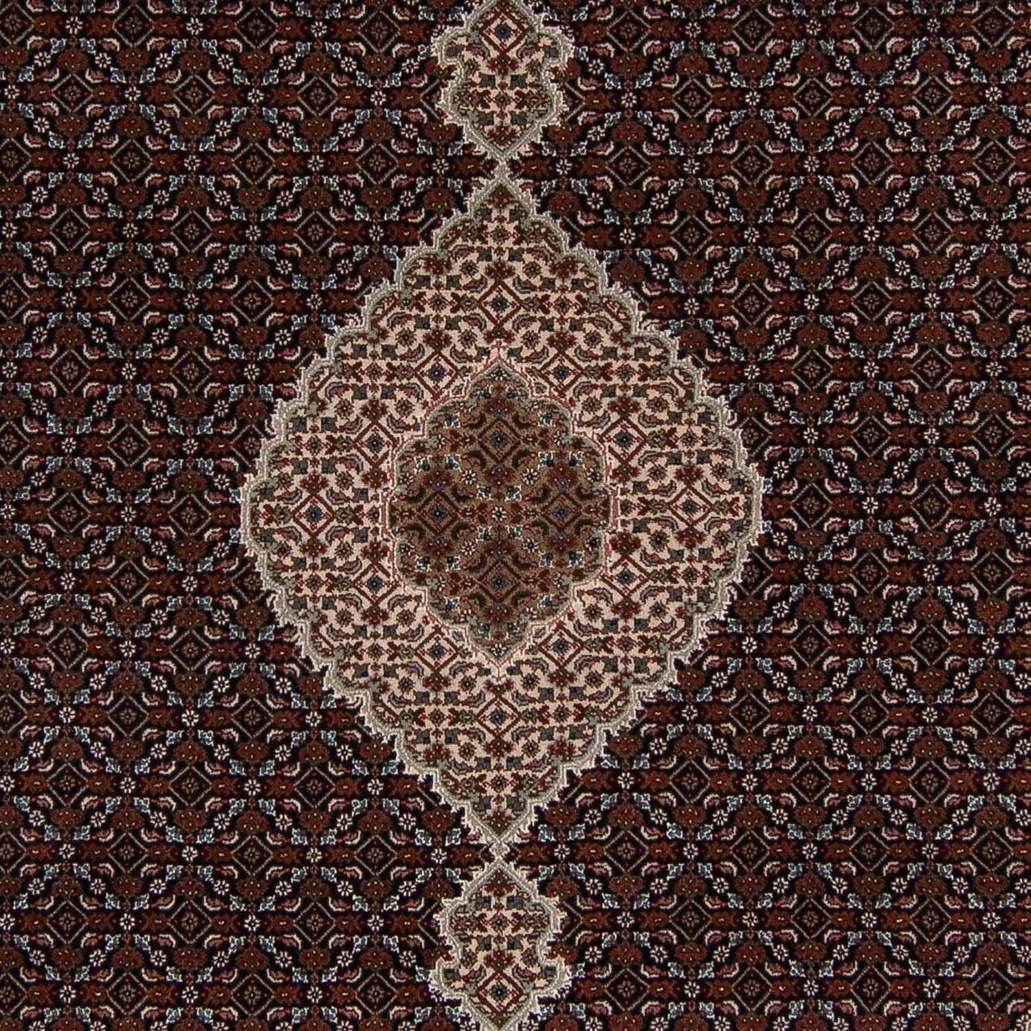 Persisk tæppe - Tabriz - 253 x 203 cm - mørkeblå