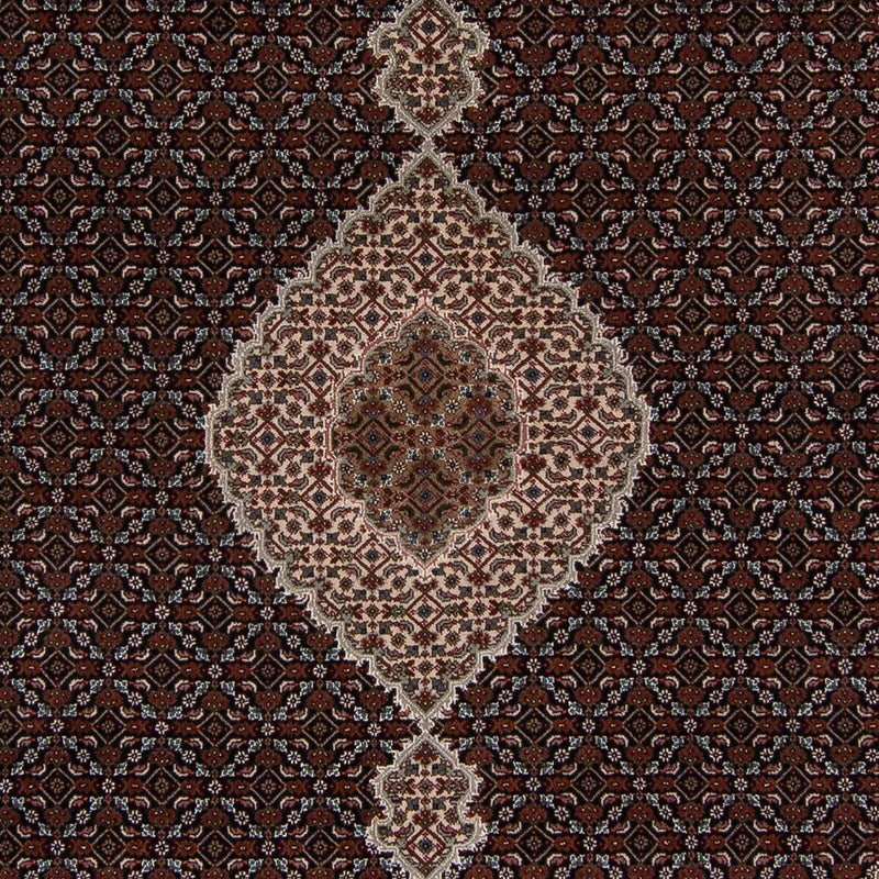Persisk tæppe - Tabriz - 253 x 203 cm - mørkeblå