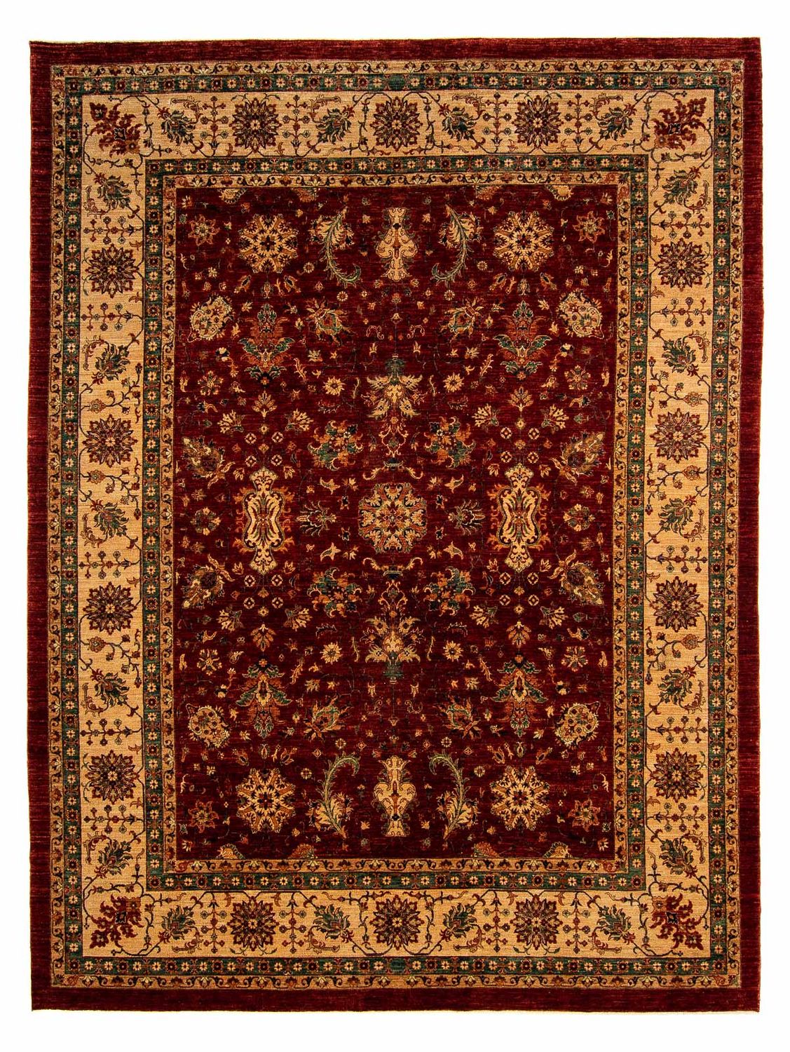 Ziegler Carpet - 392 x 308 cm - mørkerød