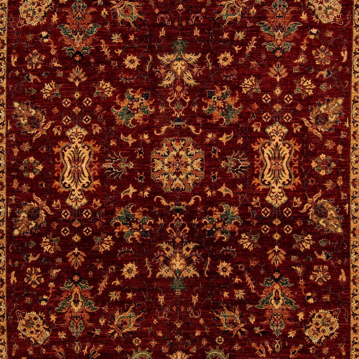 Ziegler Carpet - 392 x 308 cm - mørkerød