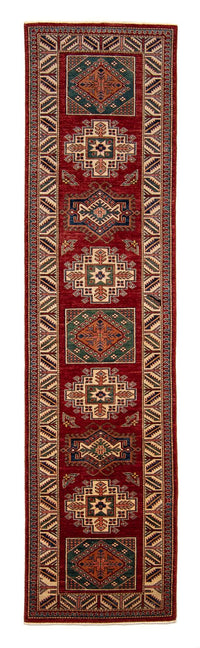 Løber Ziegler Carpet - Kazak - 327 x 79 cm - mørkerød