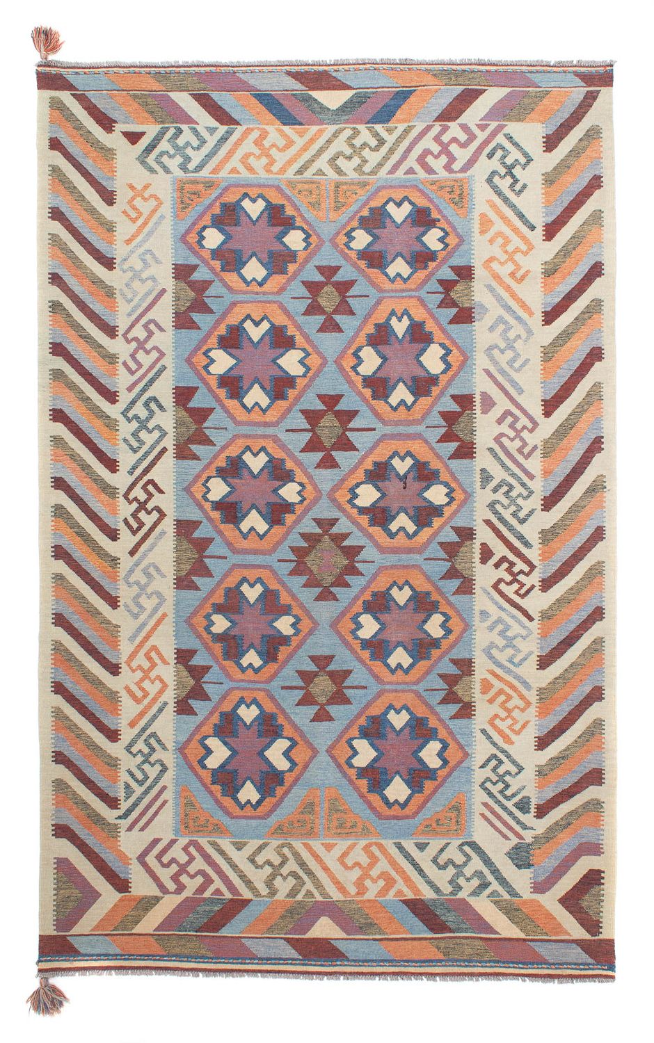 Kelim-tæppe - Trendy - 300 x 192 cm - flerfarvet