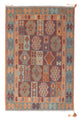 Moderne kilim Tæppe 245x172cm - Uldtæppe