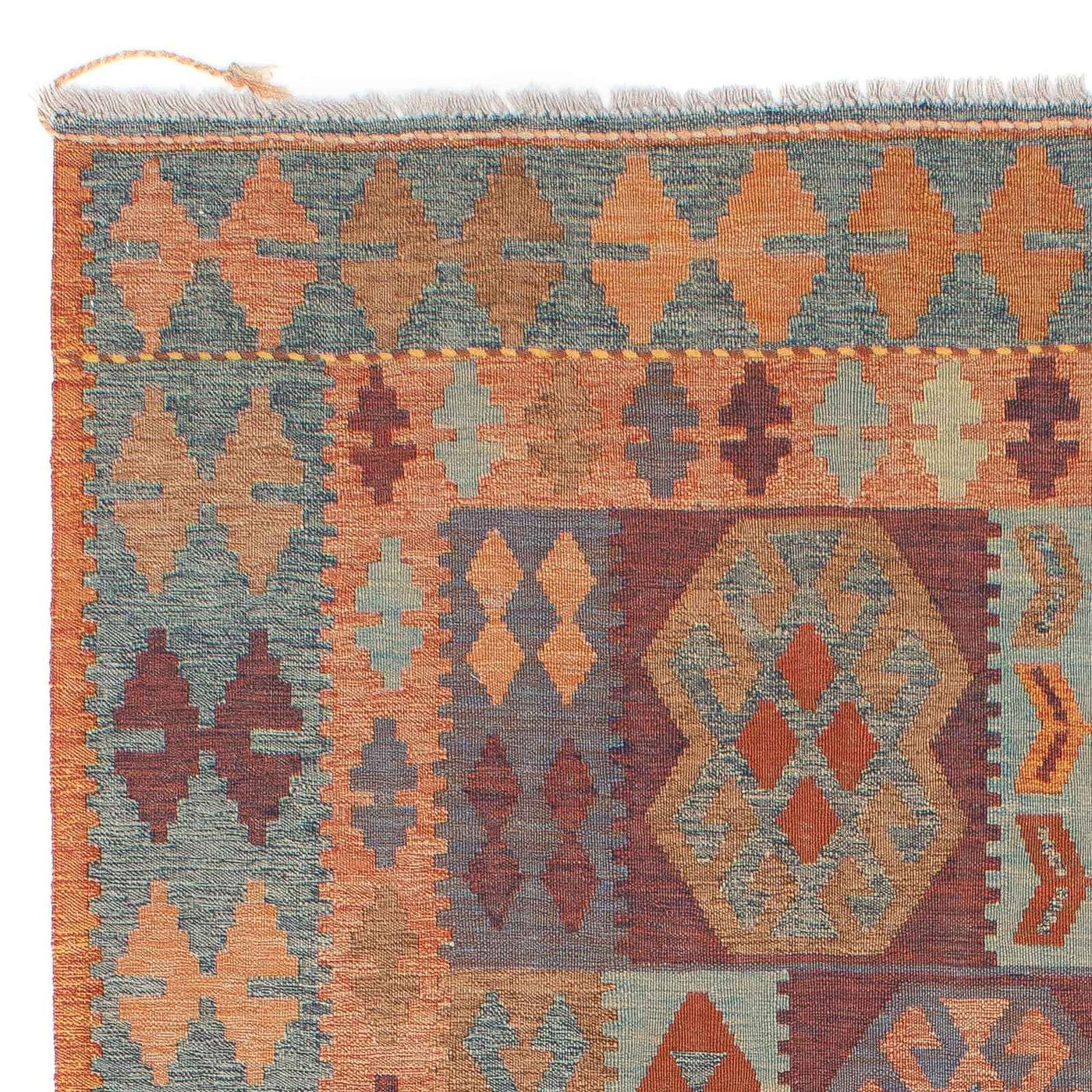 Moderne kilim Tæppe 245x172cm - Uldtæppe