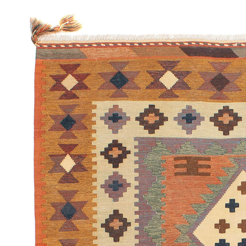 Kelim-tæppe - orientalsk - 205 x 144 cm - flerfarvet