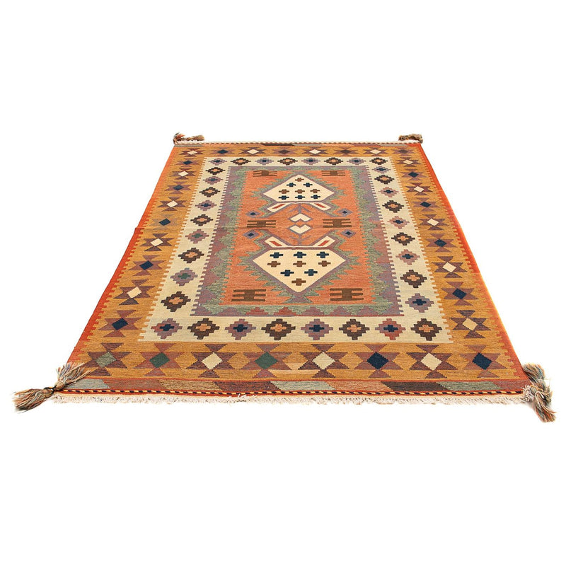Kelim-tæppe - orientalsk - 205 x 144 cm - flerfarvet