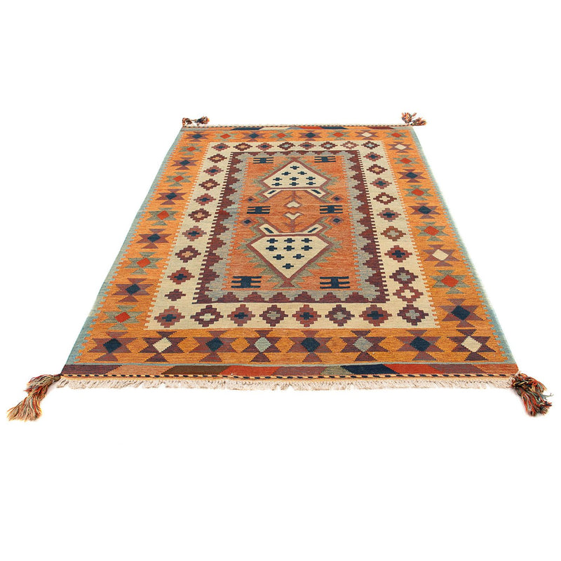 Kelim-tæppe - orientalsk - 212 x 143 cm - flerfarvet