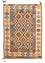 Kelim-tæppe - orientalsk - 210 x 145 cm - flerfarvet