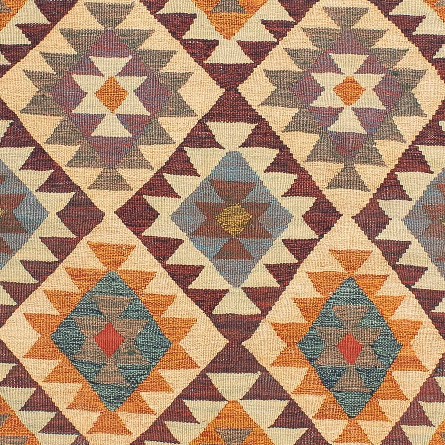 Kelim-tæppe - orientalsk - 210 x 145 cm - flerfarvet