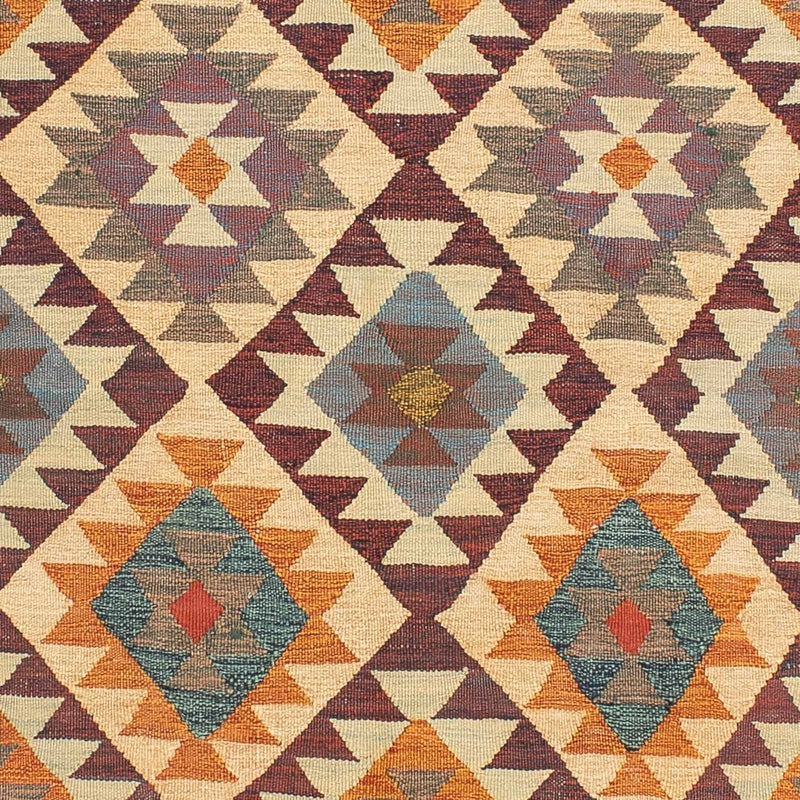 Kelim-tæppe - orientalsk - 210 x 145 cm - flerfarvet