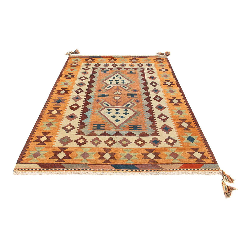 Kelim-tæppe - orientalsk - 208 x 143 cm - flerfarvet