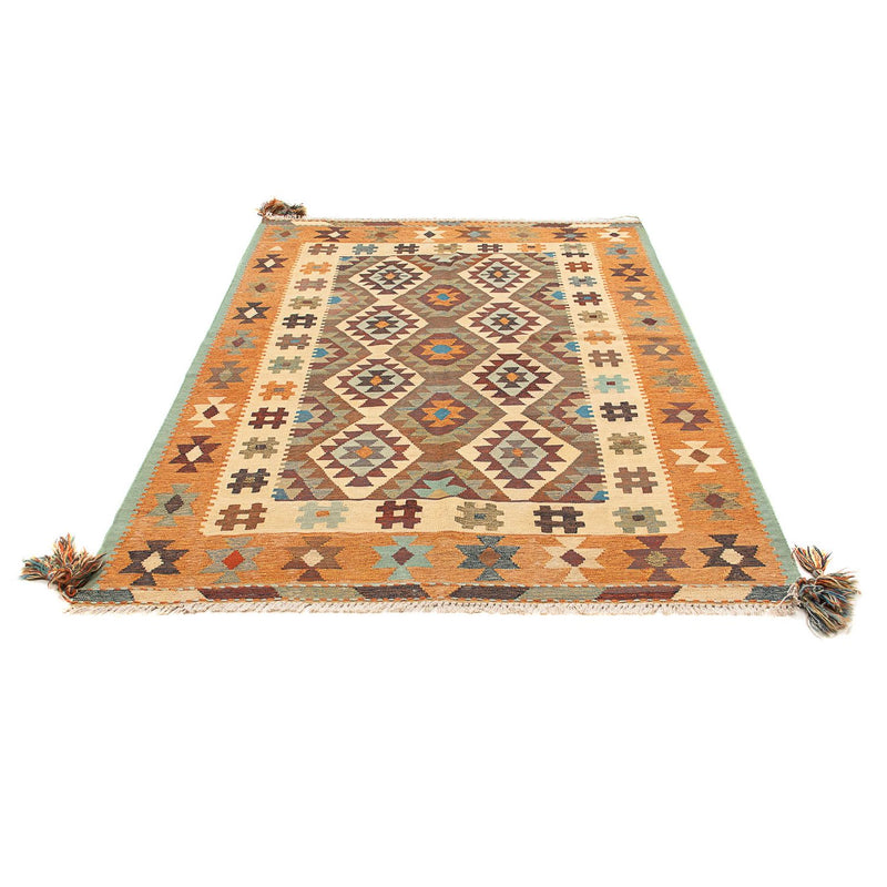 Kelim-tæppe - orientalsk - 208 x 148 cm - flerfarvet
