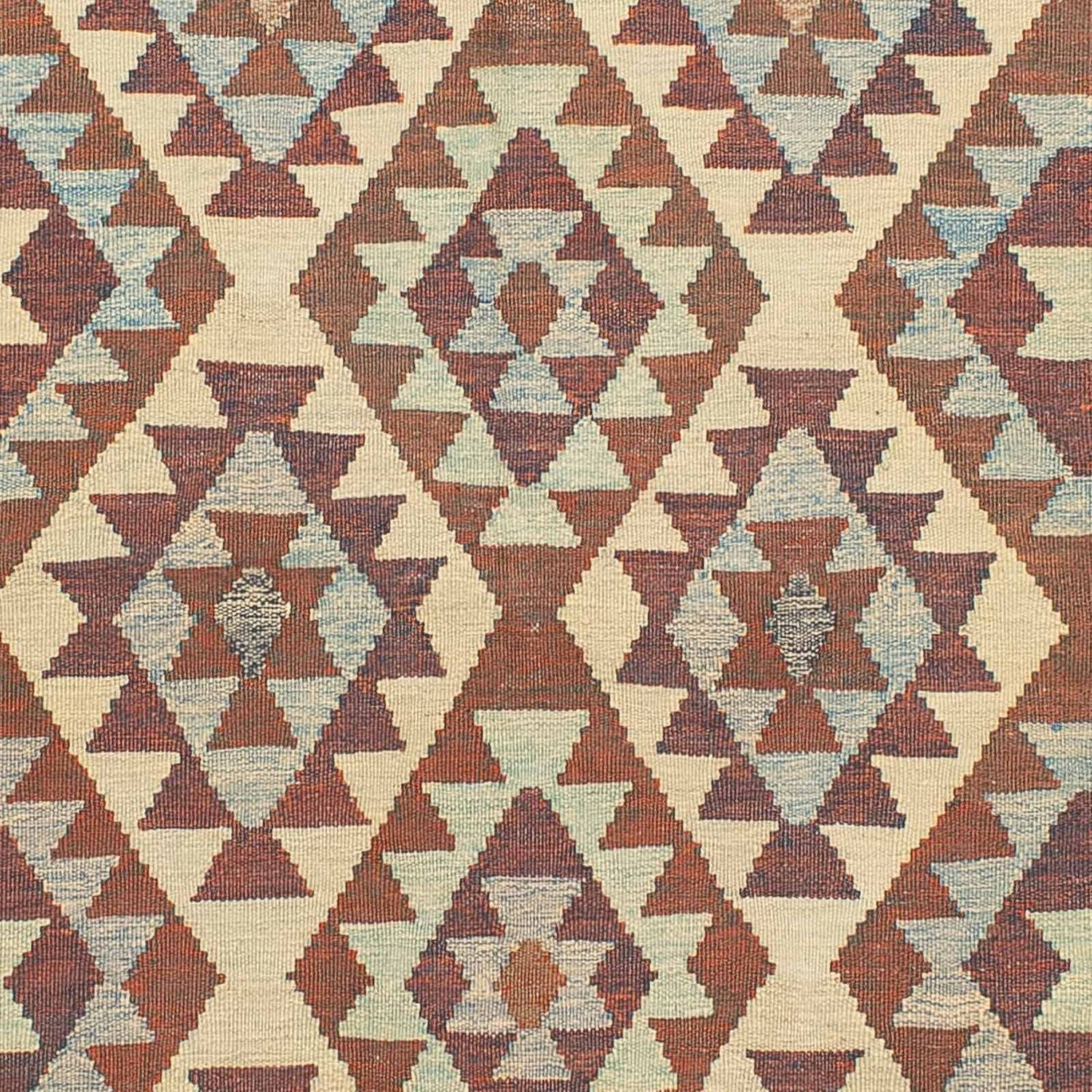 Kelim-tæppe - orientalsk - 202 x 140 cm - flerfarvet