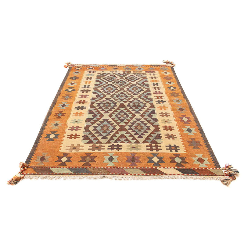 Kelim-tæppe - orientalsk - 202 x 140 cm - flerfarvet