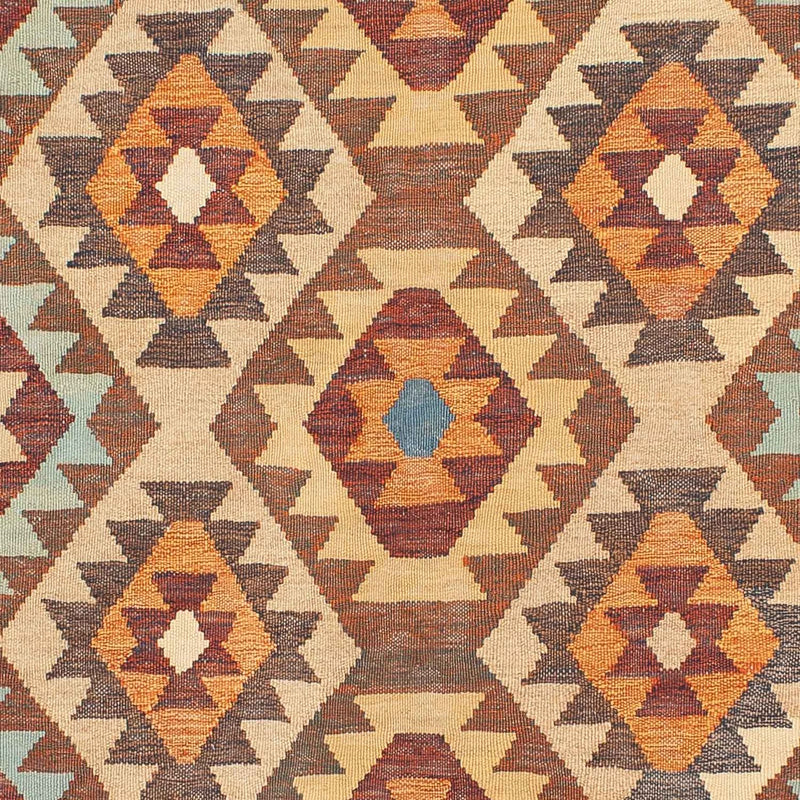 Kelim-tæppe - orientalsk - 208 x 154 cm - flerfarvet