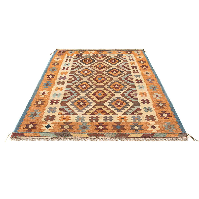 Kelim-tæppe - orientalsk - 208 x 154 cm - flerfarvet