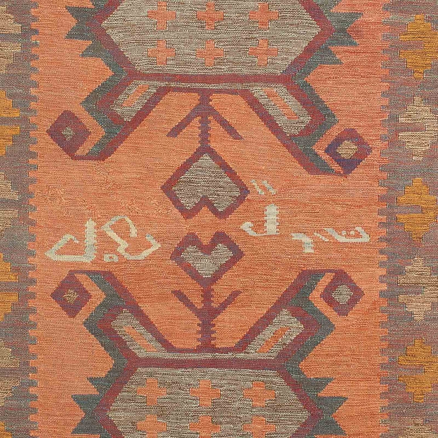 Kelim-tæppe - orientalsk - 211 x 148 cm - flerfarvet