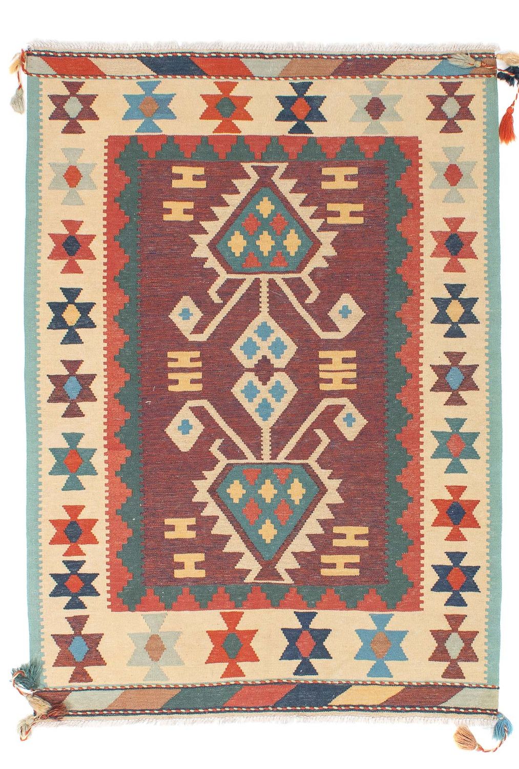 Kelim-tæppe - Trendy - 181 x 121 cm - flerfarvet