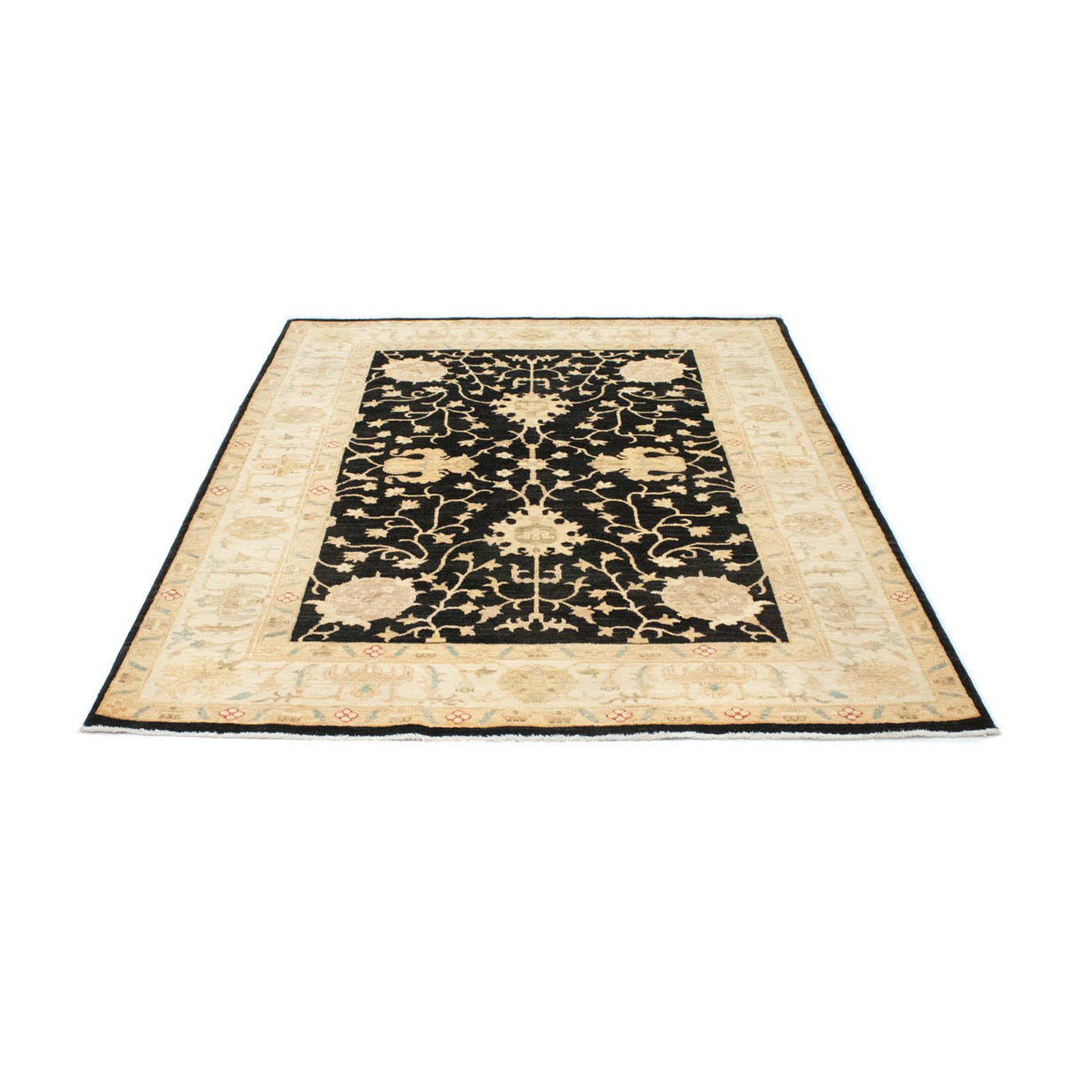 Ziegler Carpet - 195 x 153 cm - sort