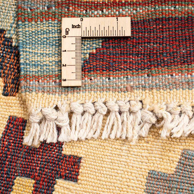 Kelim-tæppe - orientalsk - 200 x 146 cm - flerfarvet
