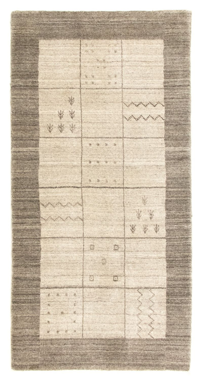 Vintage tæppe - 140 x 70 cm - sølv